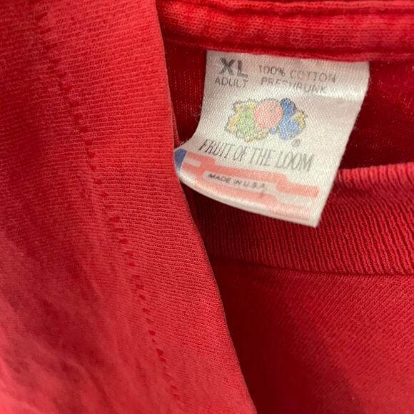 Vintage 90s University of Nebraska Cornhuskers Single Stitch Shirt Adult XL - Picture 2 of 3